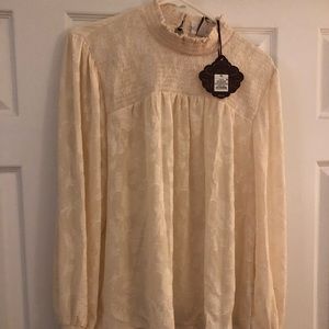 Cream Knox Rose blouse